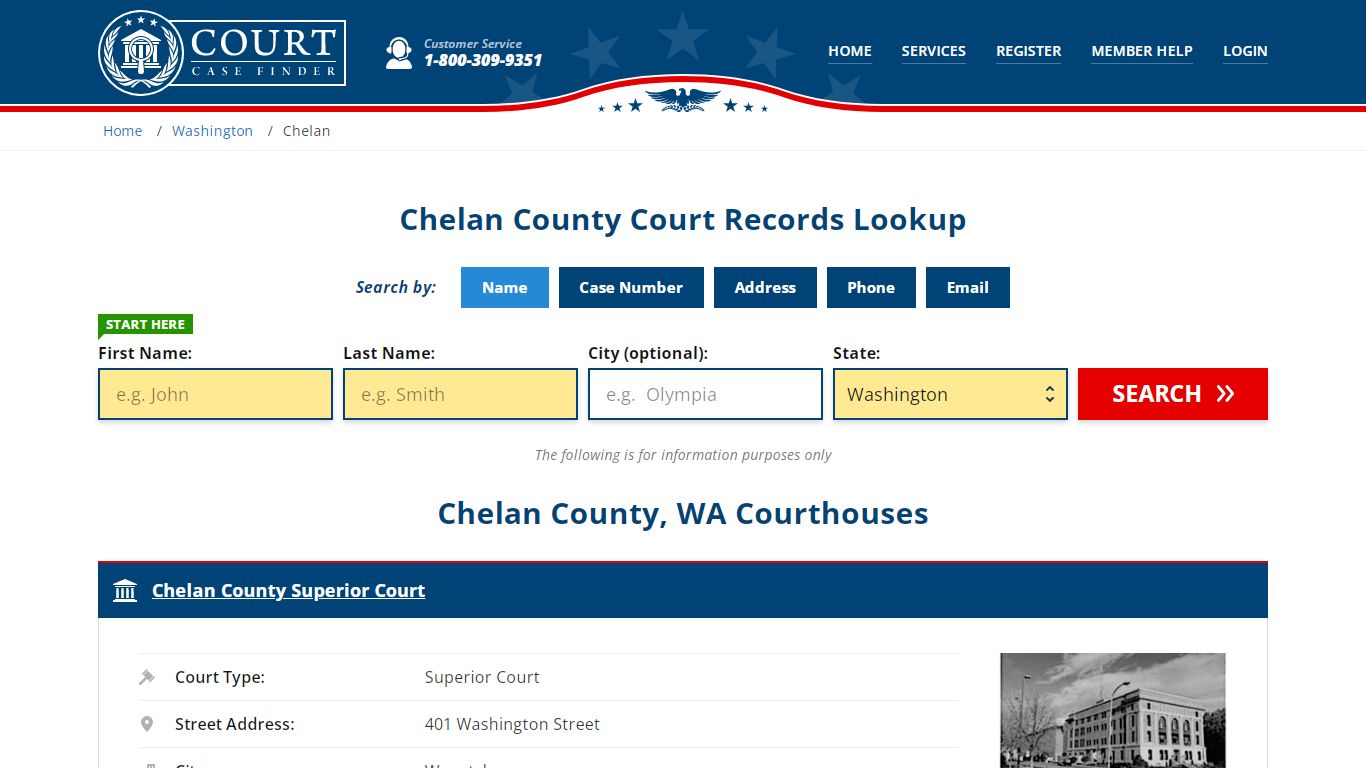 Chelan County Court Records | WA Case Lookup